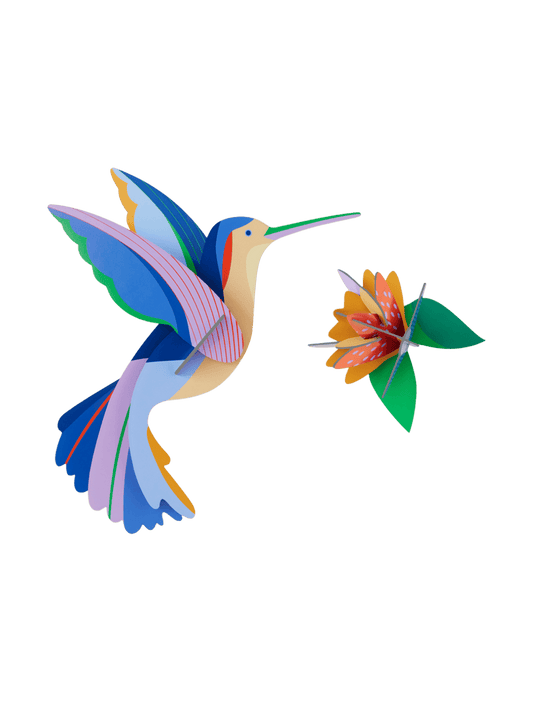 Veggdekor, stor - Hummingbird