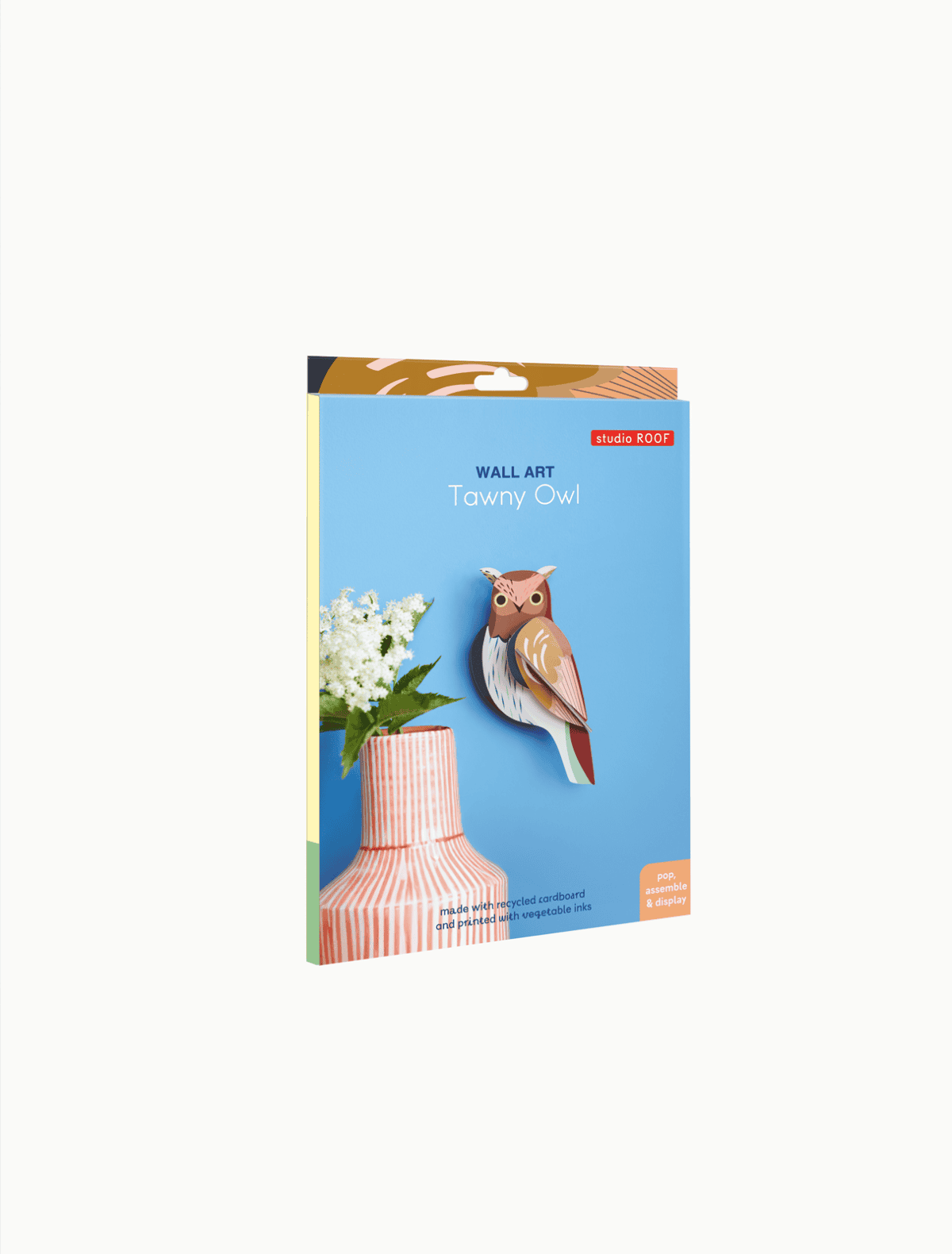 Veggdekor medium, ugle