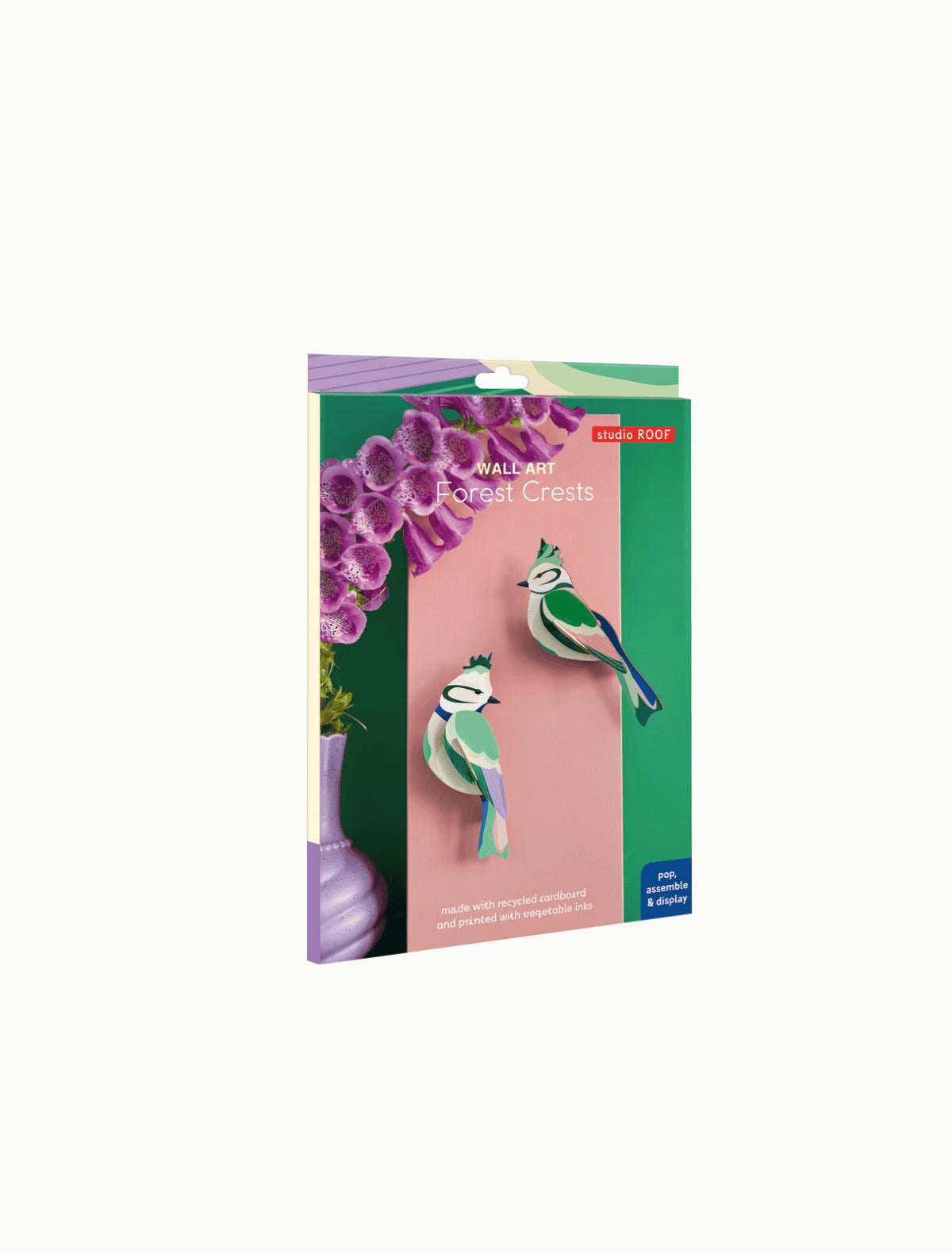 Veggdekor medium, «Forest crests» 2 stk