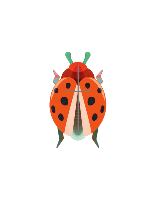 Veggdekor liten, bille - Coccinelle Rouge