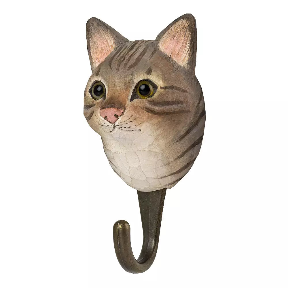 Wildlife Garden treknagg, katt - gråspraglet