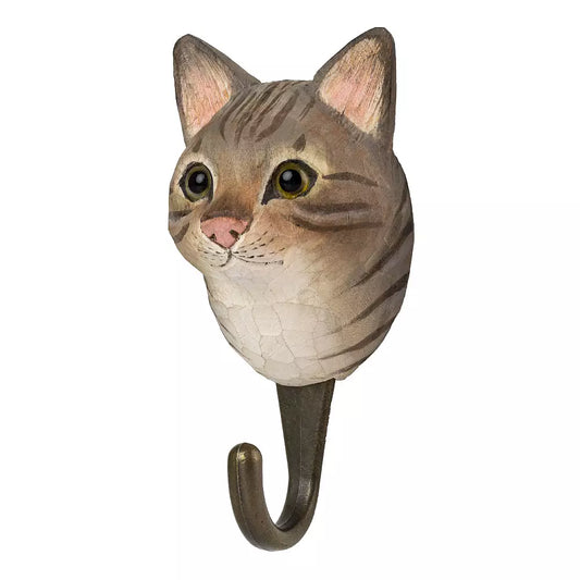 Wildlife Garden treknagg, katt - gråspraglet