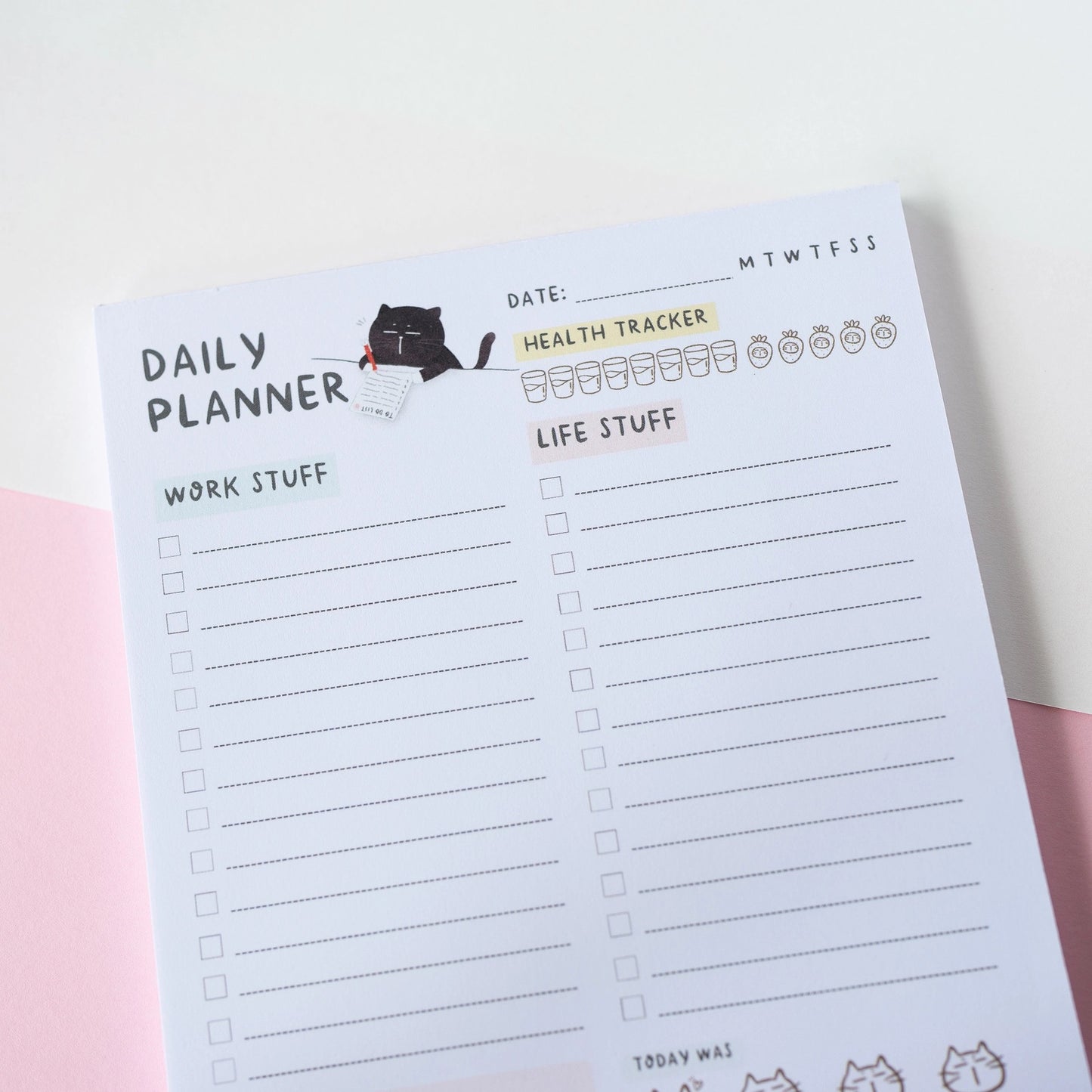 Notatblokk, daily planner