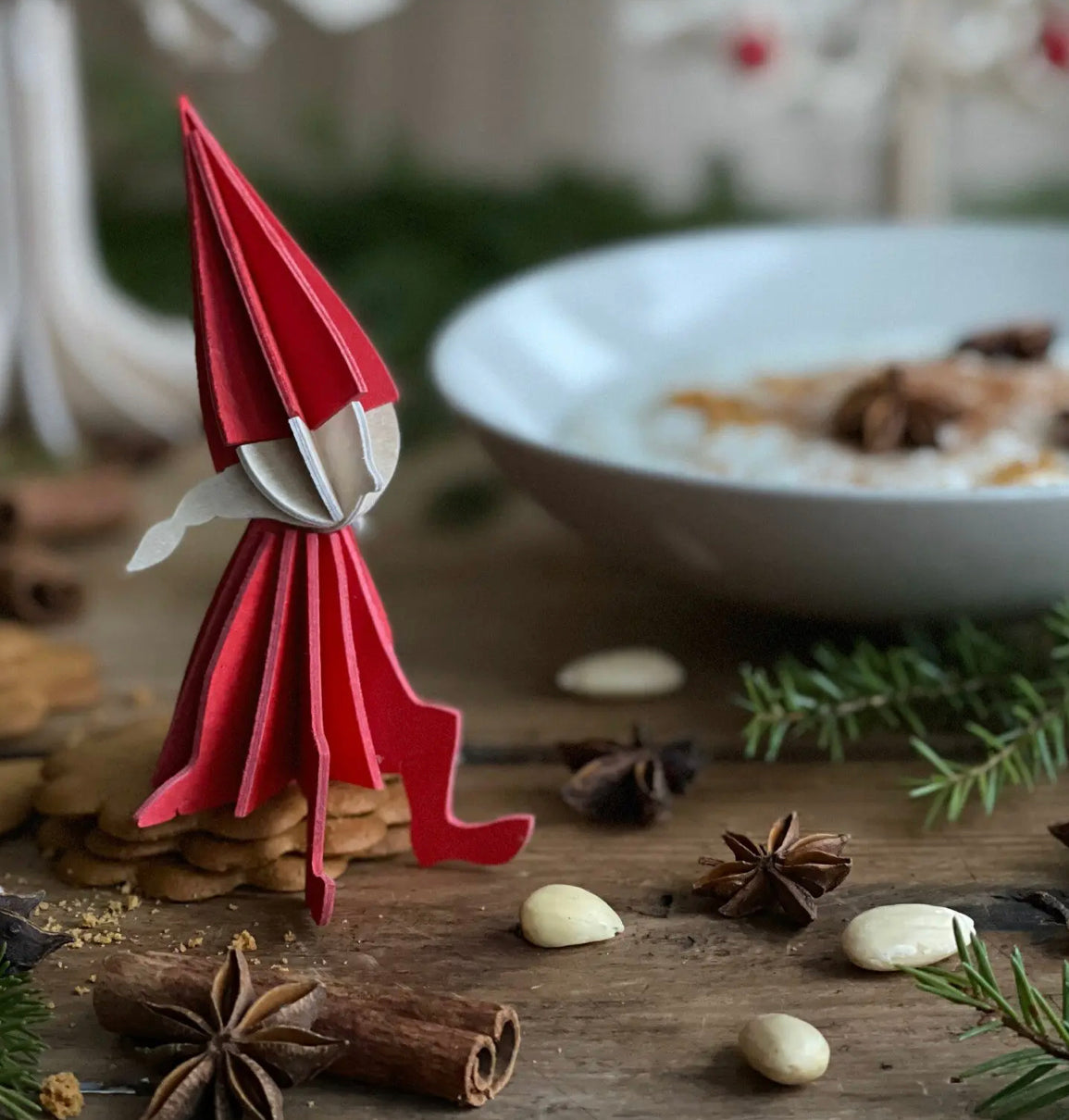 Smånissejente, Medium rød - 12 cm