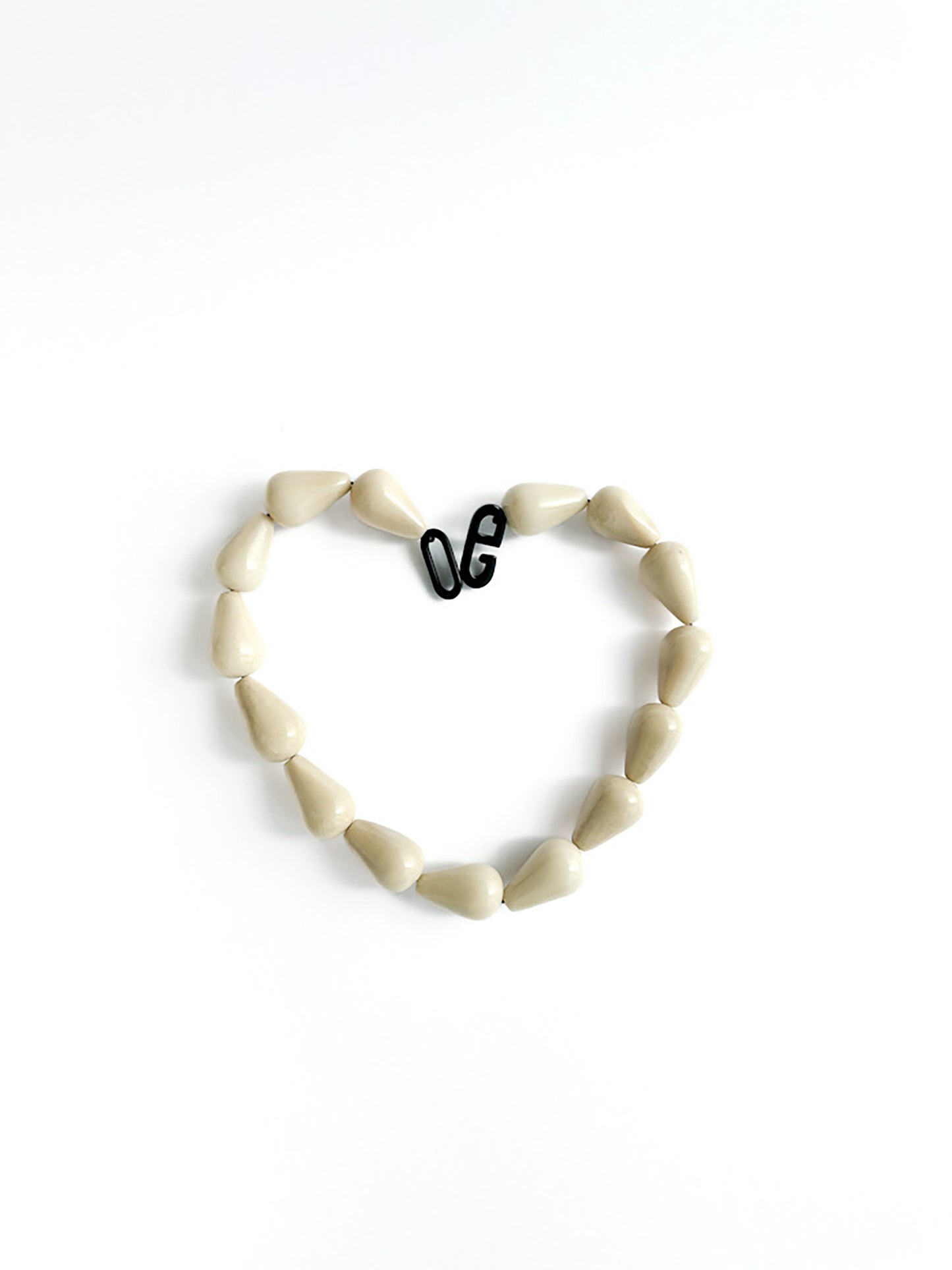 Halssmykke i taguanøtt, Ivory - Dione