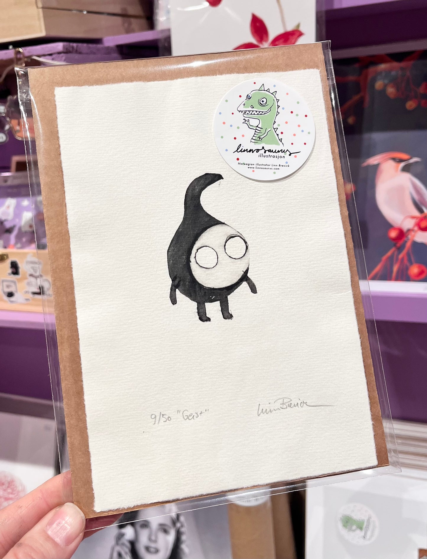 Grafikk, lite dyptrykk - «geist»