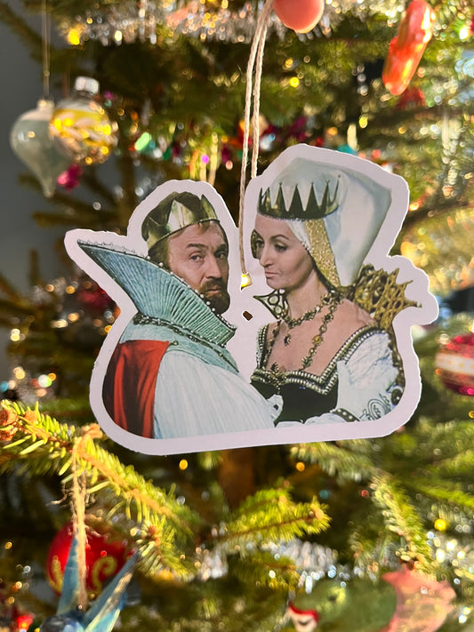 Pakkelapp, Kongen og dronningen