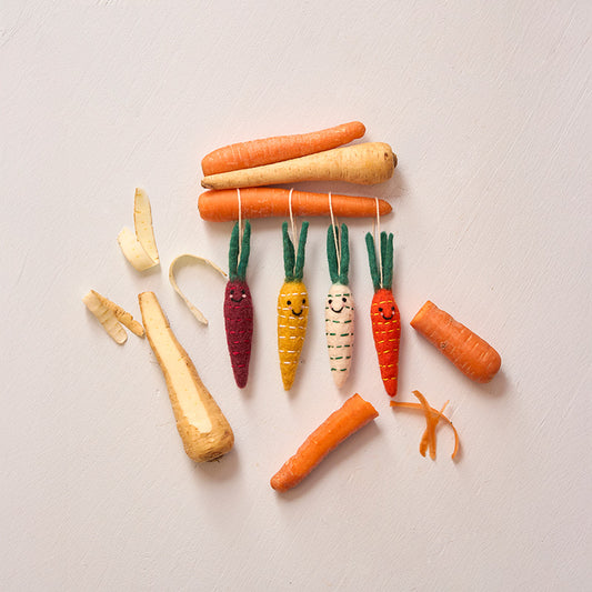 Gulrot med oppheng - oransje