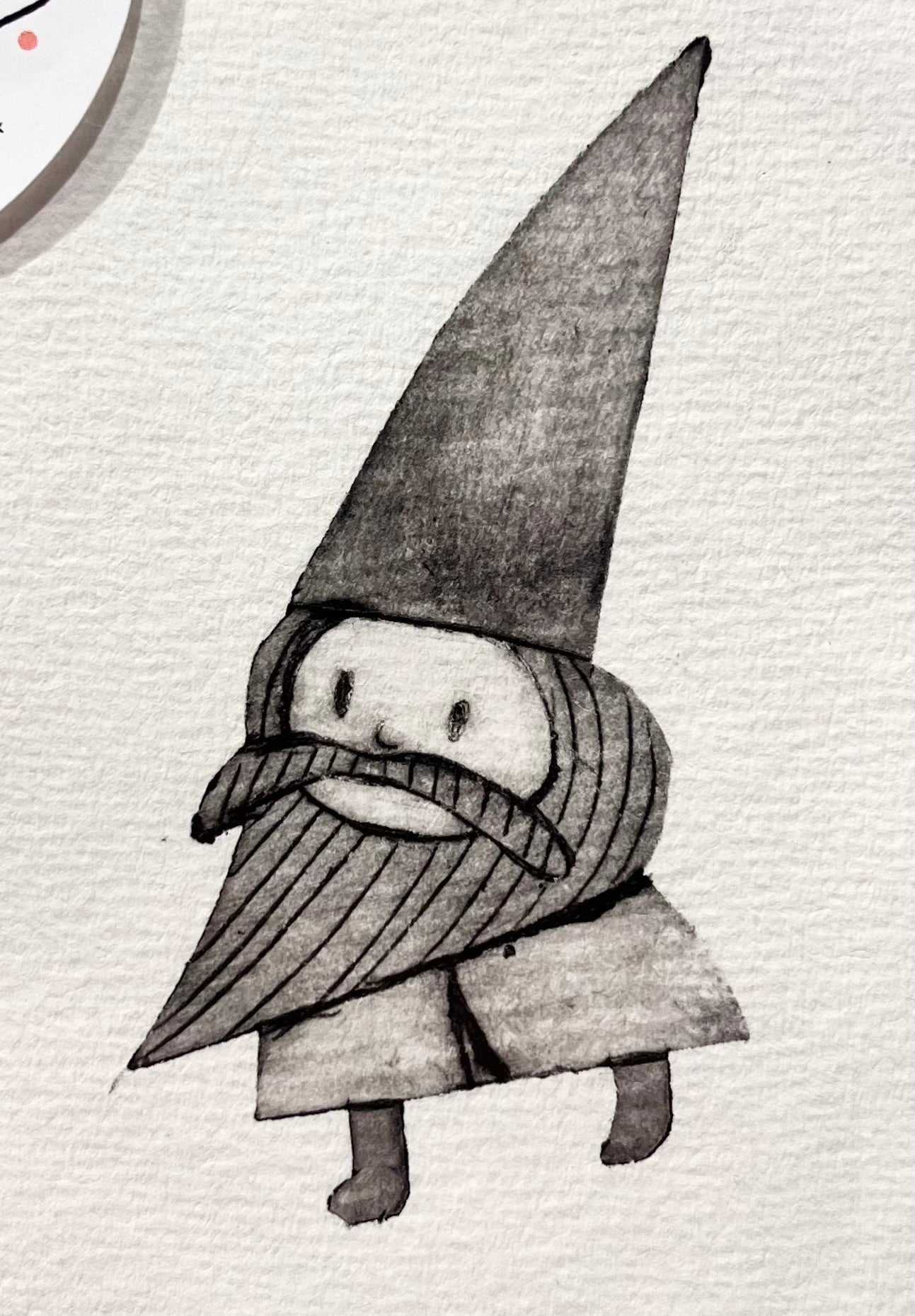 Grafikk, lite dyptrykk - «gnom»