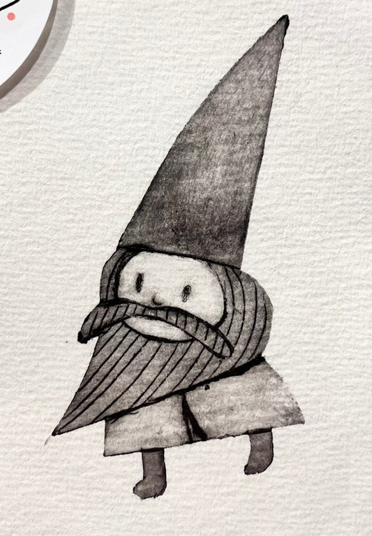 Grafikk, lite dyptrykk - «gnom»