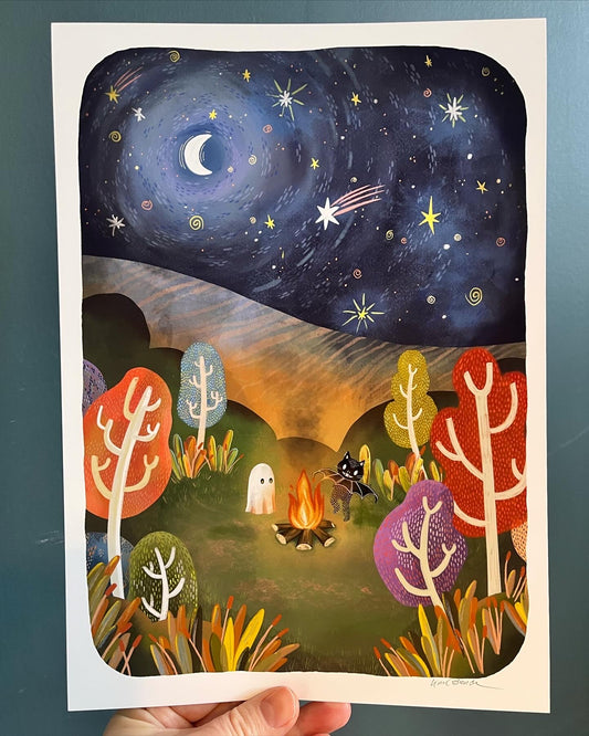 Trykk, «Leirbål», A4-format