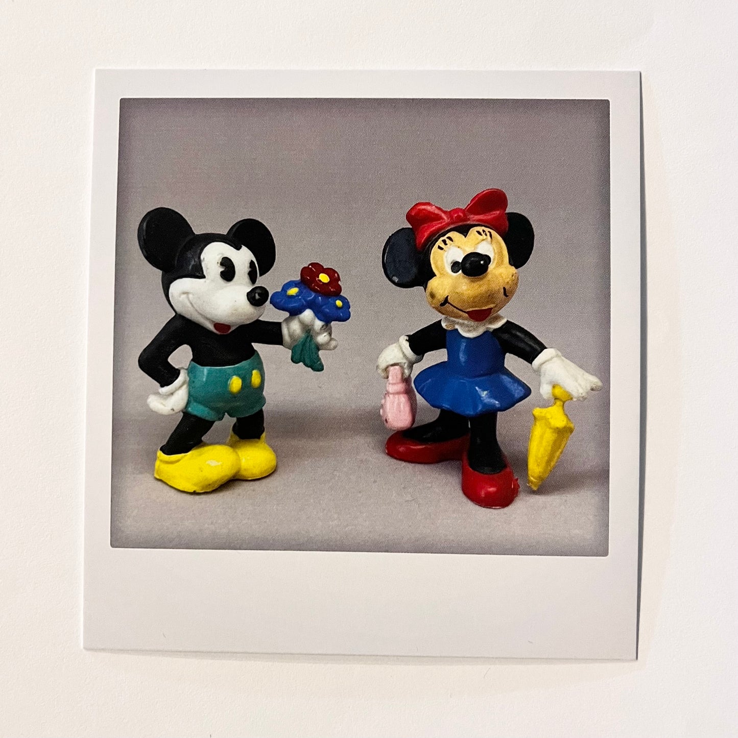 Polaroidkort - Mikke og Minnie