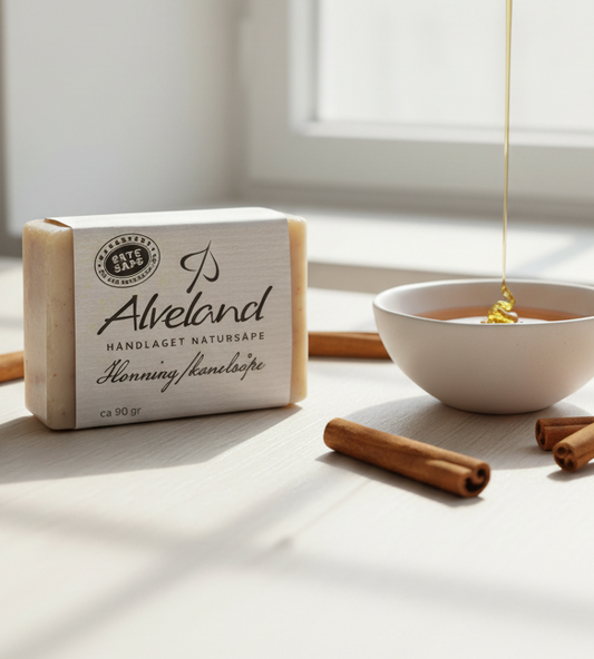 Honning/kanelsåpe fra Alveland