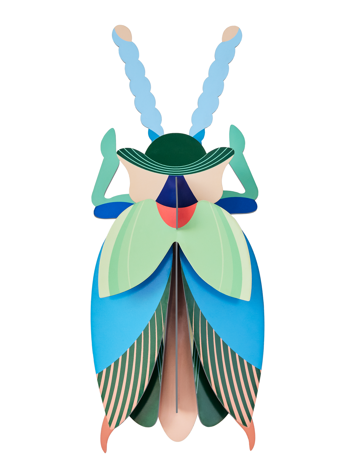 Veggdekor, stor - Emerald Beetle