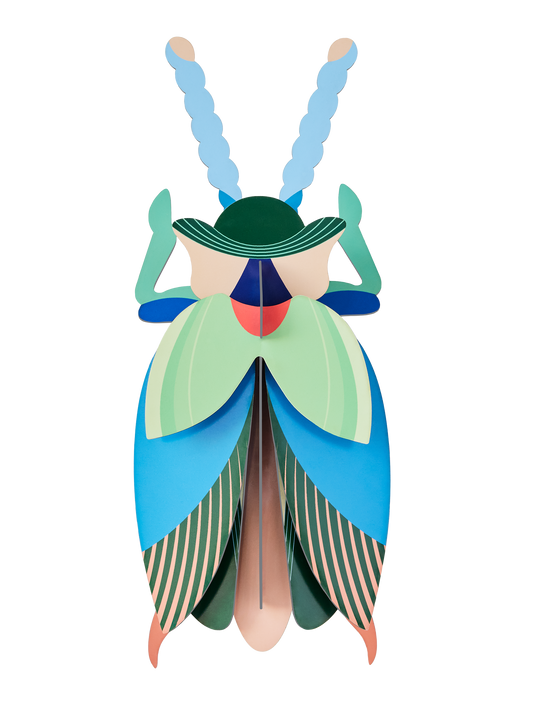 Veggdekor, stor - Emerald Beetle