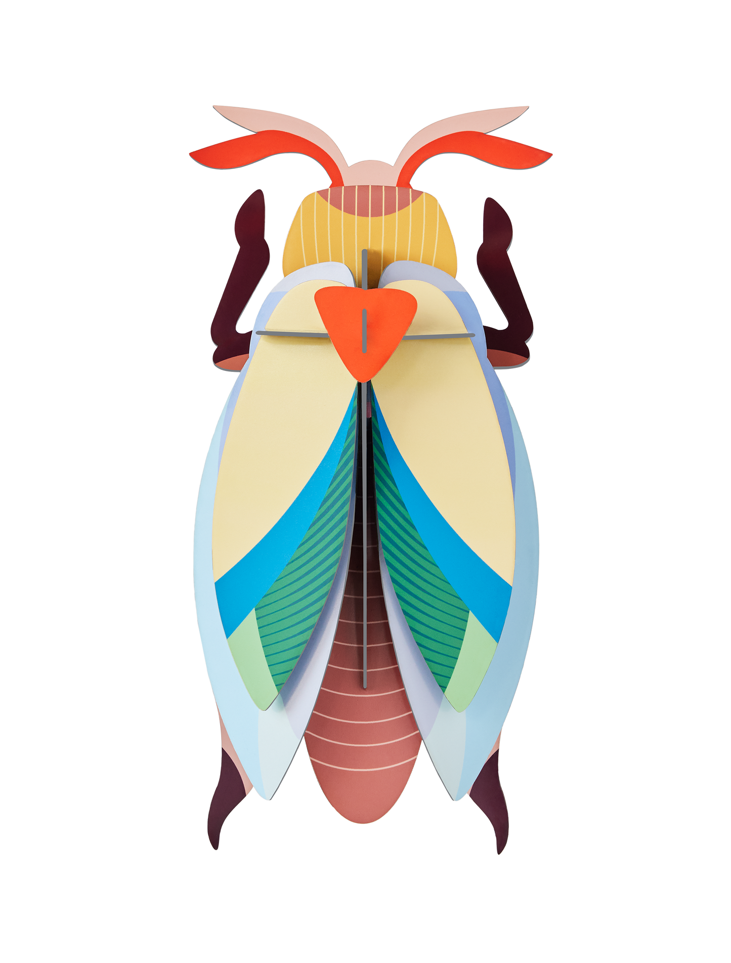 Veggdekor, stor - Lunar Jewel Beetle