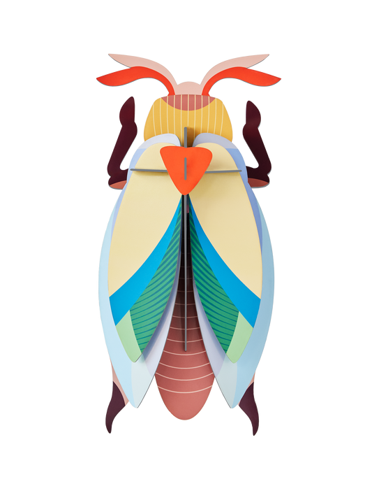 Veggdekor, stor - Lunar Jewel Beetle