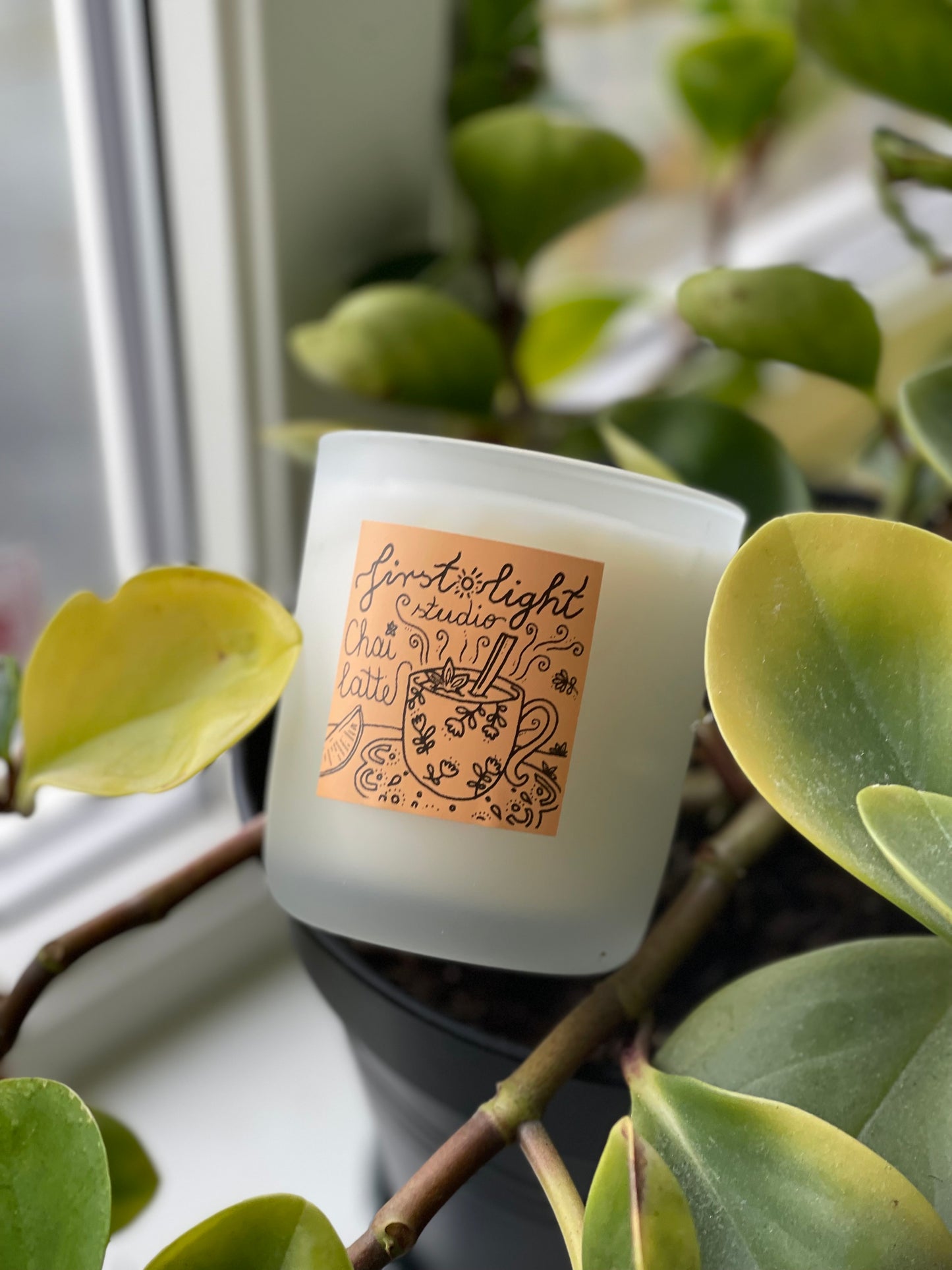 Chai latte håndlagde duftlys