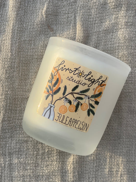 Juleappelsin håndlagde duftlys