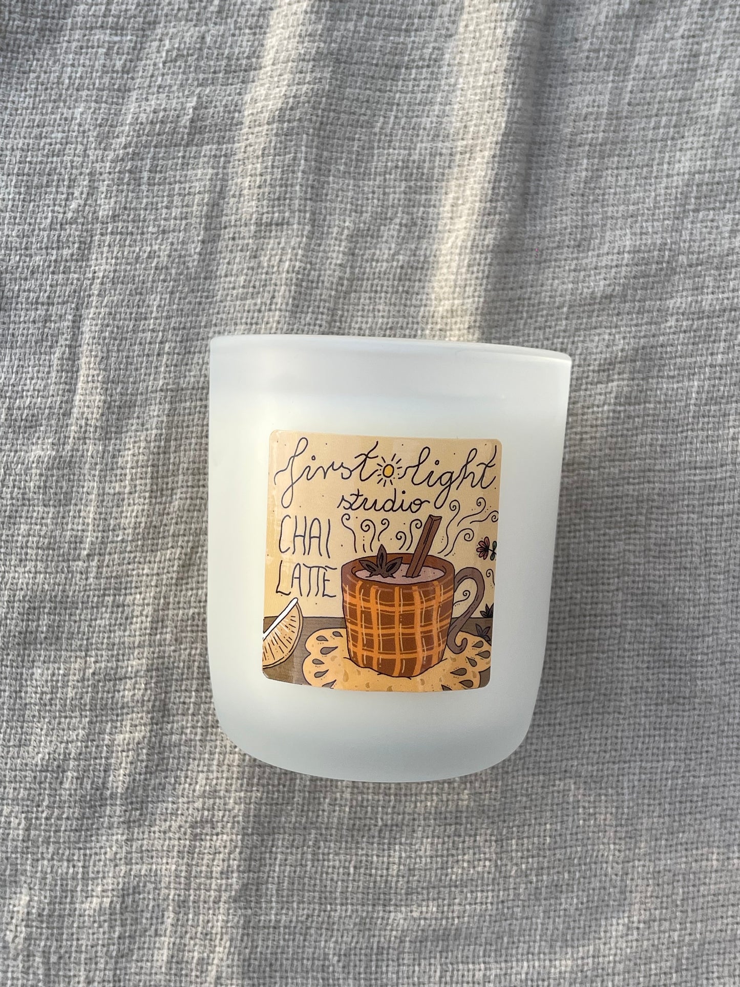 Chai latte håndlagde duftlys