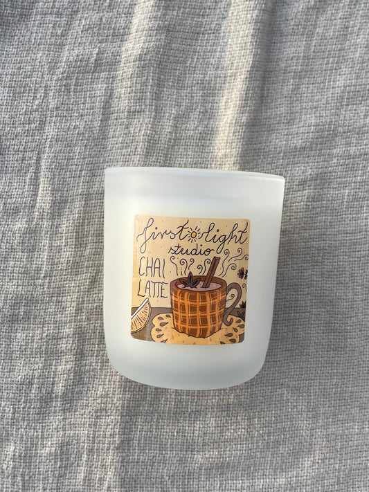 Chai latte håndlagde duftlys