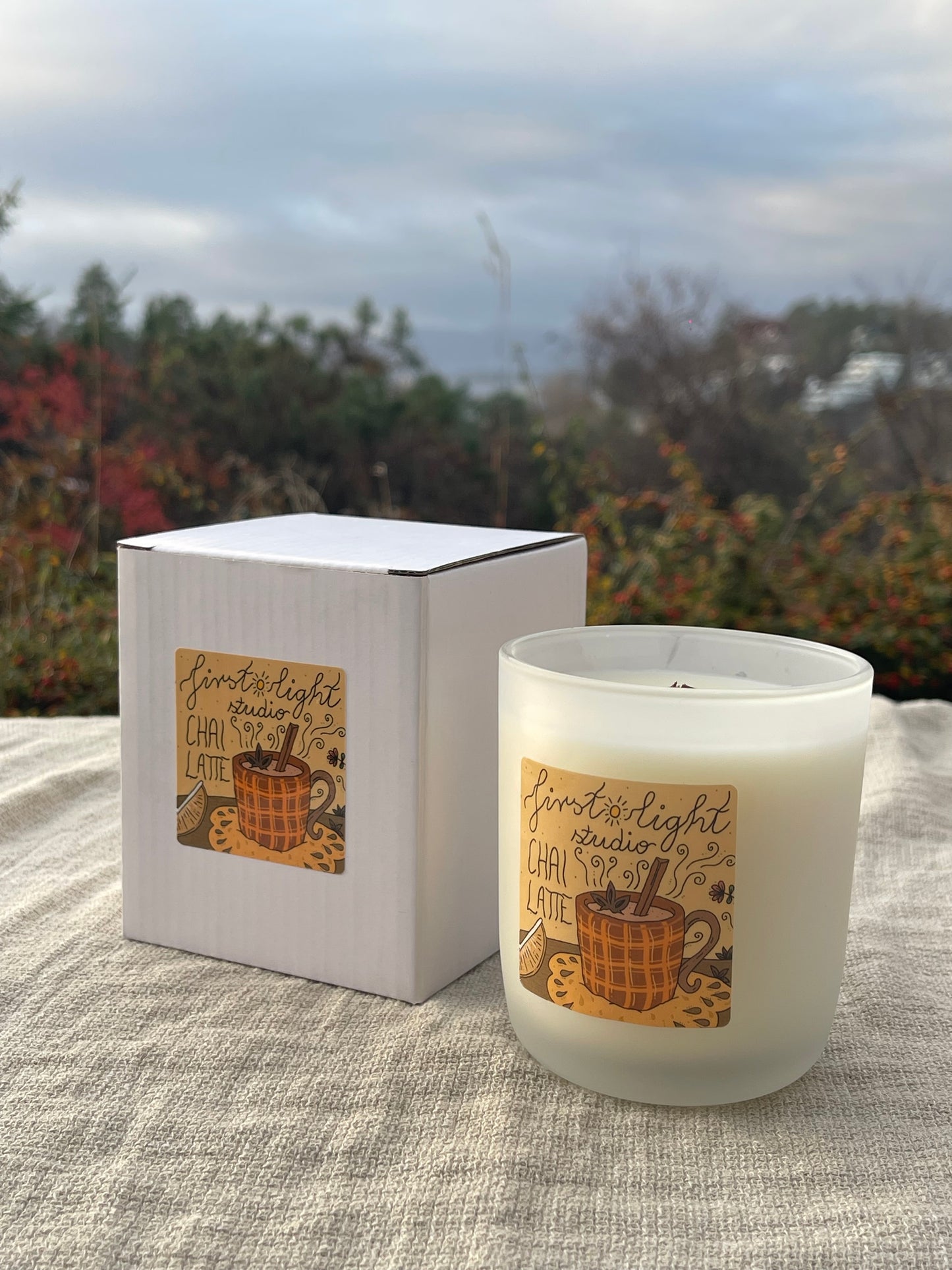 Chai latte håndlagde duftlys