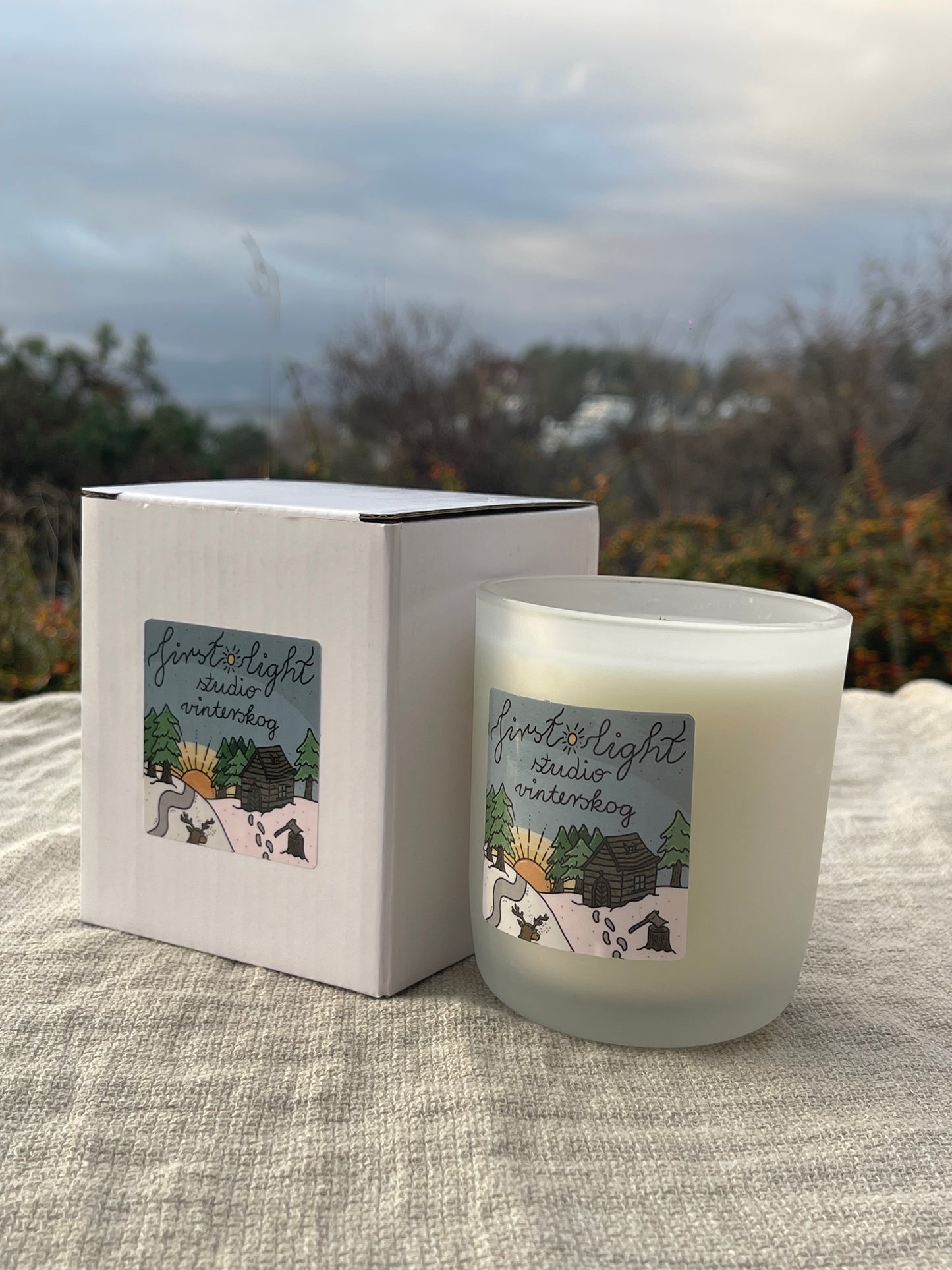 Vinterskog håndlagde duftlys