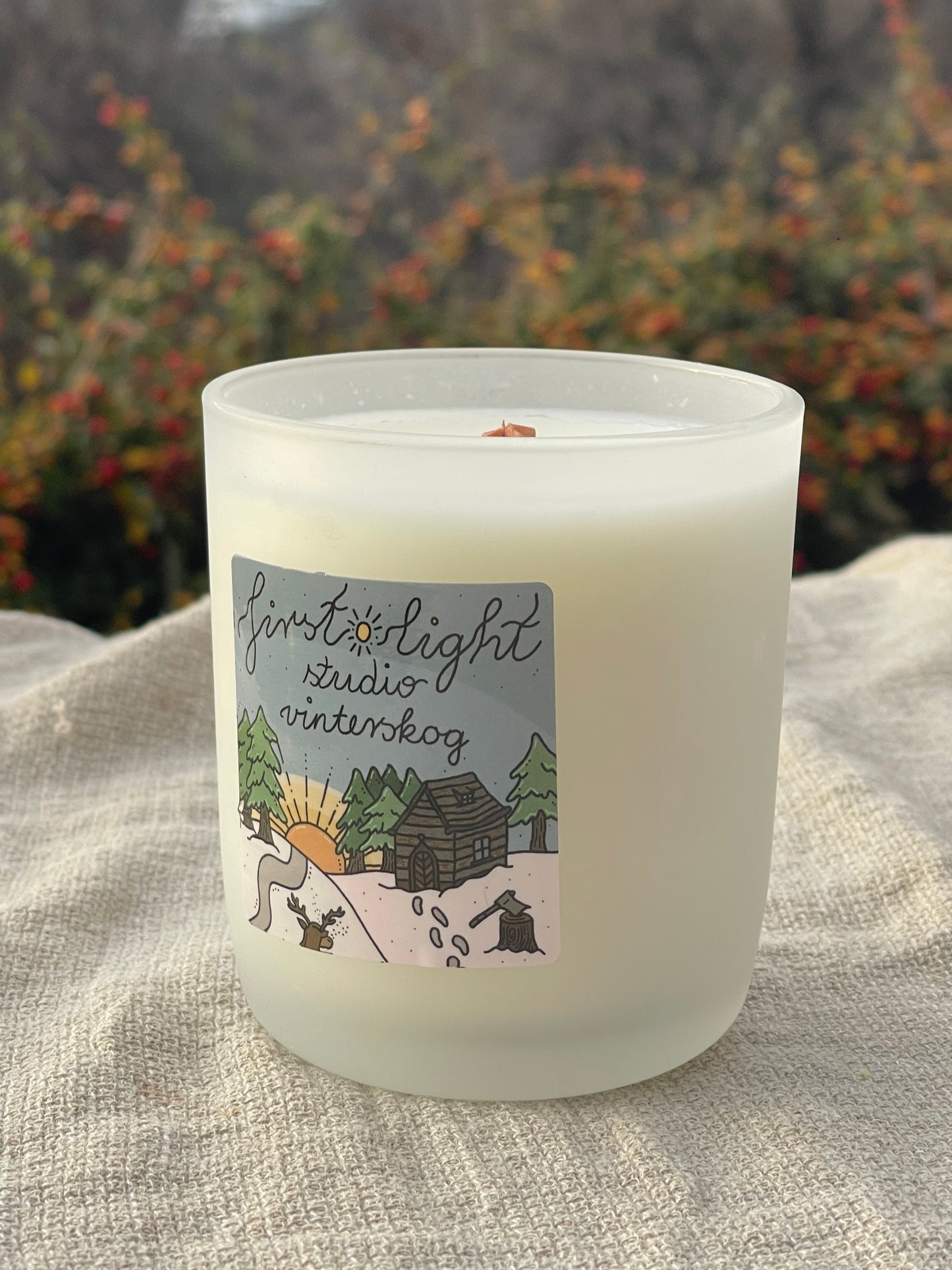 Vinterskog håndlagde duftlys