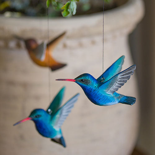 Wildlife Garden trefugl, to stk. kolibri blå
