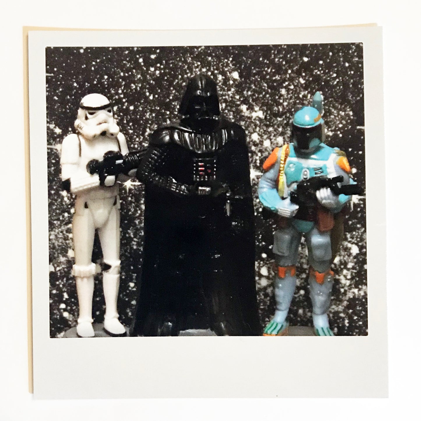 Polaroidkort - Darth Vader og venner