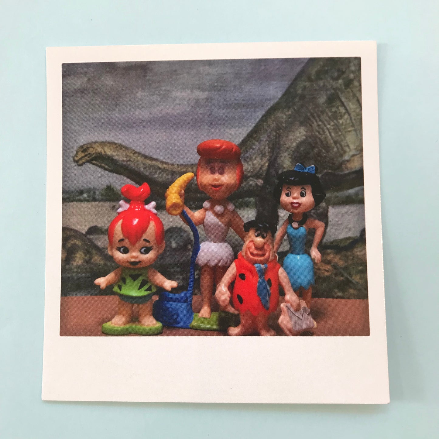 Polaroidkort - Familien Flint