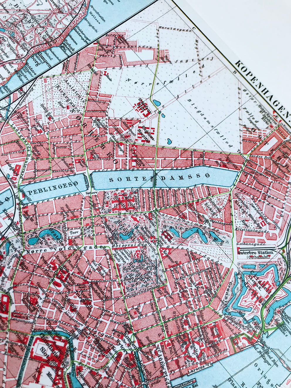 Gammelt kart over København, kopi