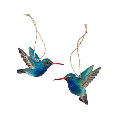 Wildlife Garden trefugl, to stk. kolibri blå