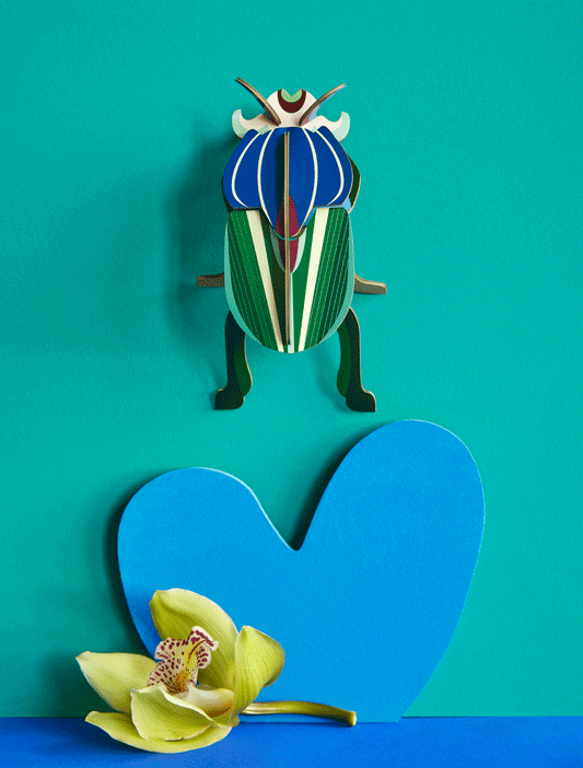 Veggdekor - Liten, Mimela Scarab Beetle