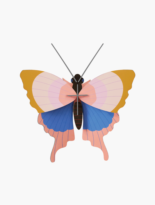 Veggdekor - Liten, Gold Rim Butterfly
