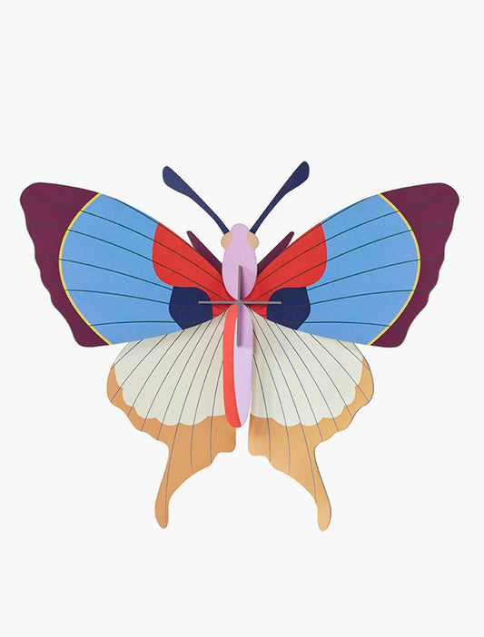 Veggdekor, stor - Plum Fringe Butterfly